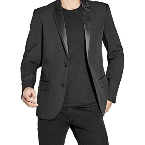 Guess Satin Trim Blazer NWOT - Picture 1 of 9